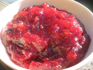 cranberry-orange sauce
