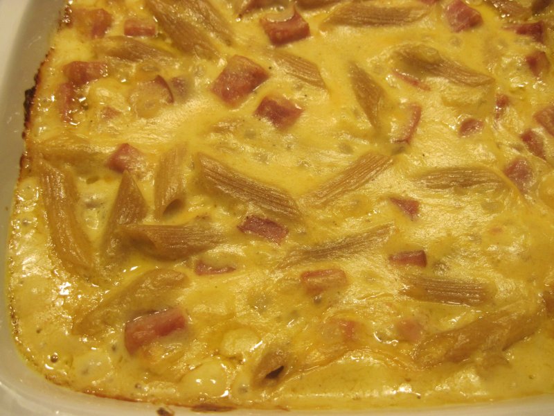 Macaroni & Cheese with Turkey Ham