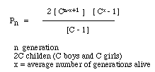 Creation: Equation for Calculating Population Growth