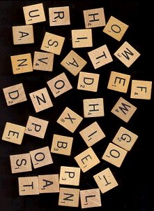 Creation: Scrabble(TM) Letters