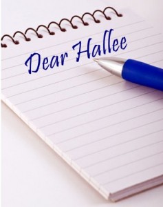 dear hallee notebook
