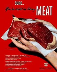 Meat Vintage Sign